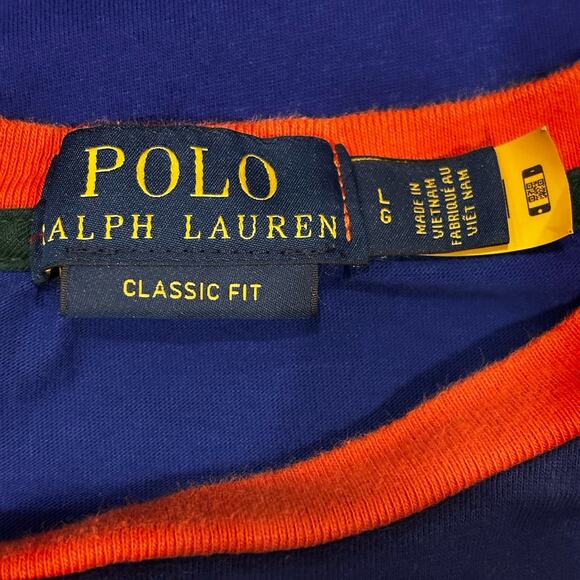 Polo Ralph Lauren Multi Color Block Men’s Pocket T-Shirt Large Classic Fit** - Picture 3 of 6